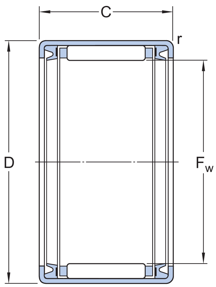HK 0812.2RS RODAMIENTO - Imagen 2