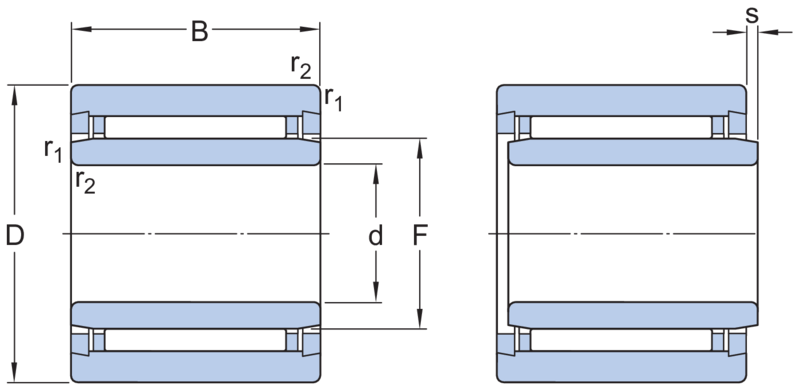 NKI 6/16 TN RODAMIENTO - Imagen 2