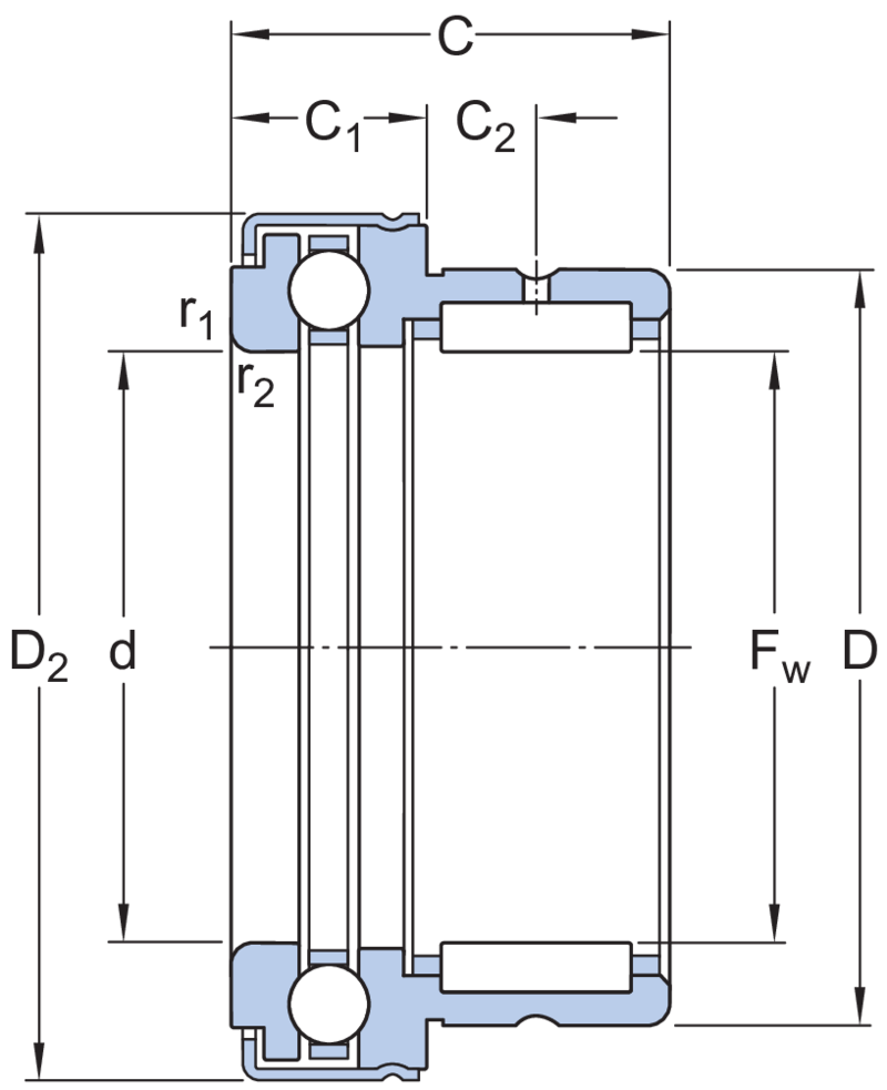 NKX 17 Z RODAMIENTO - Imagen 2