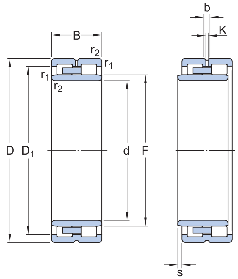 NNU 4920 B/SPW33 RODAMIENTO - Imagen 2