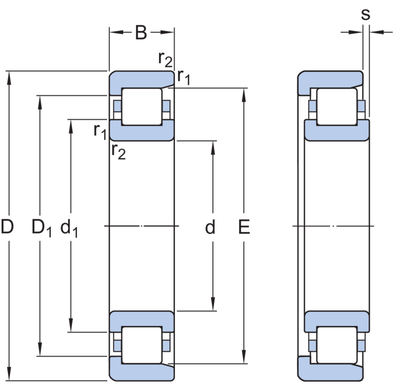 Cylindrical roller bearings, single row BC1B 320938/HB3