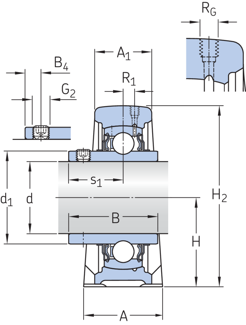 SYF 45 TF RODAMIENTO - Imagen 2