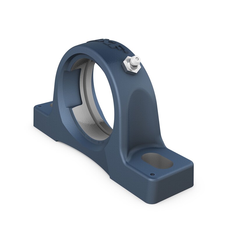 SYH 1.15/16 WF<br>Pillow block ball bearing unit with extended inner ring and eccentric locking collar, cast iron, ISO standards