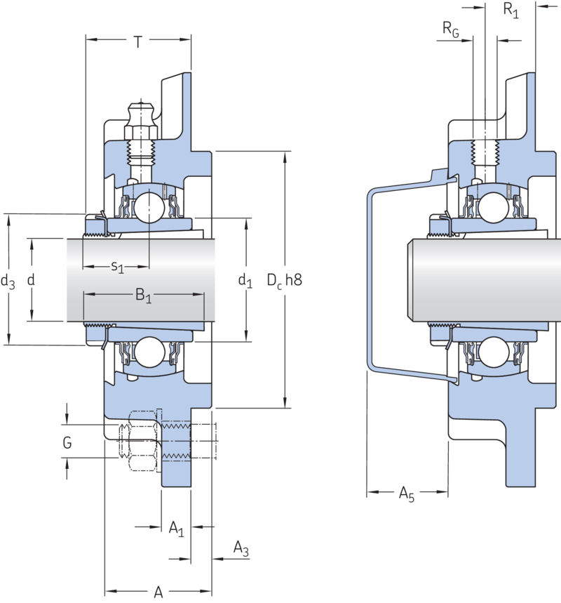 UKFC 210 K/H RODAMIENTO - Imagen 2