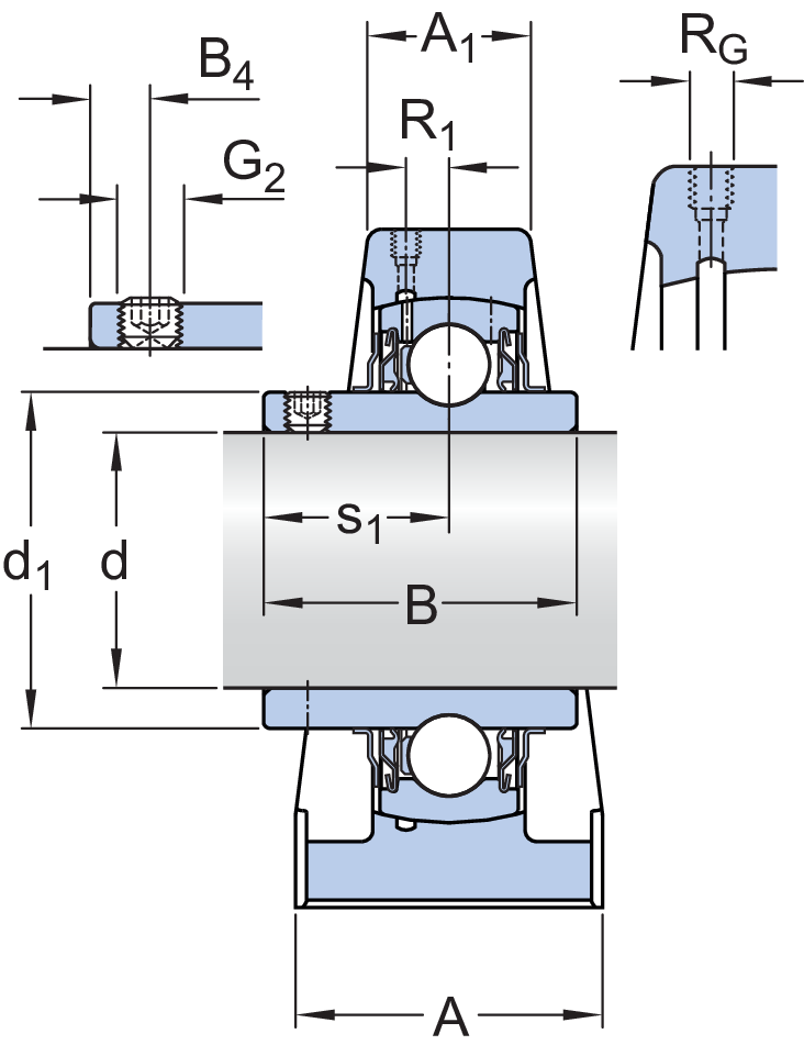 UCPA 210/H RODAMIENTO - Imagen 2