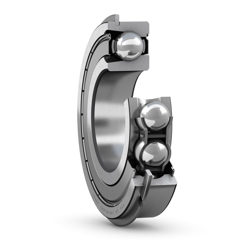 211-2ZNR<br>Deep groove ball bearing with filling slots and integral sealing