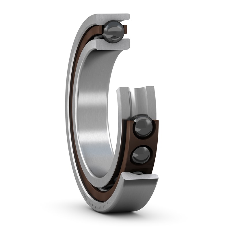 71918 ACDGC/HCP4A<br>Super-precision,?high-capacity, universally matchable single row angular contact ball bearing