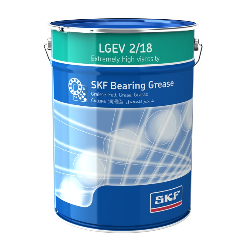 LGEV 2/18<br>Extremely high viscosity bearing grease with solid lubricants