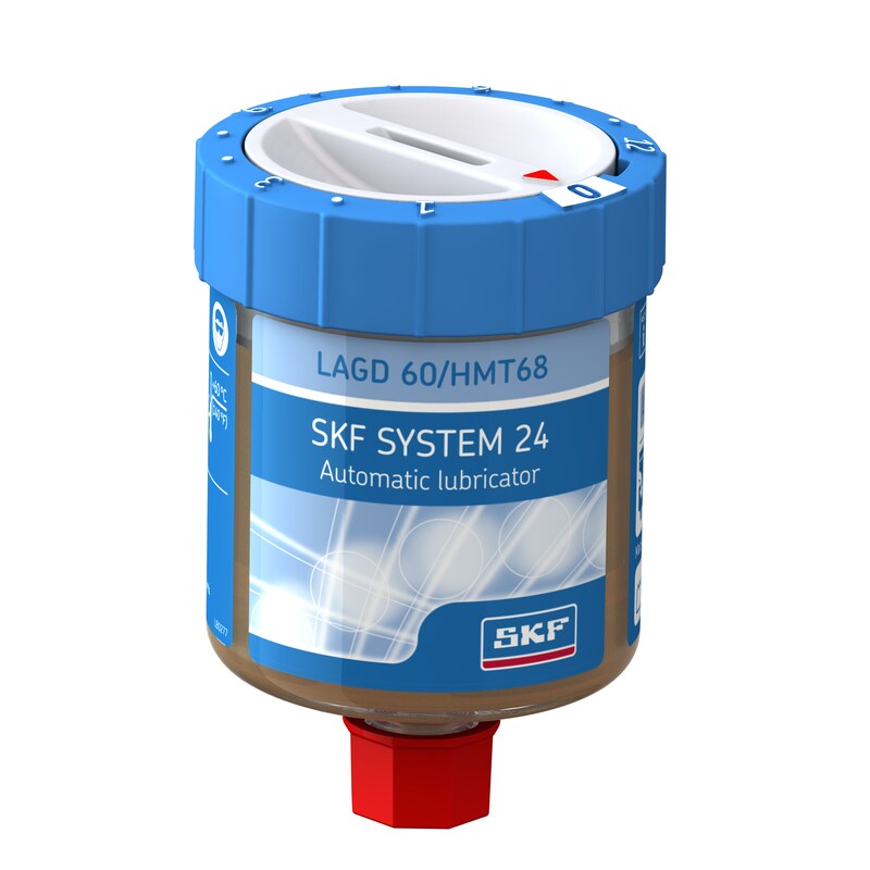 LAGD 60/HMT68<br>SKF SYSTEM 24 gas driven single point automatic lubricator