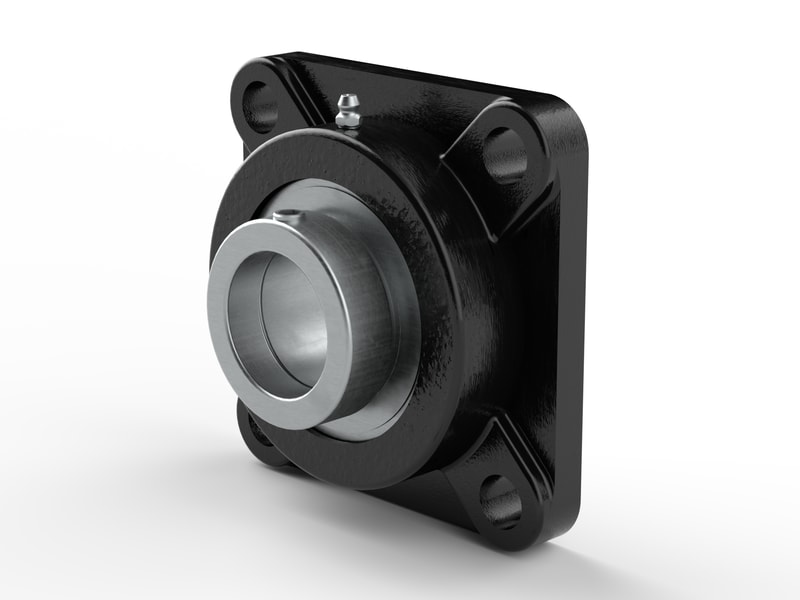 PER.UCNF210A-A<br>Flanged ball bearing unit with composite or cast metal housing