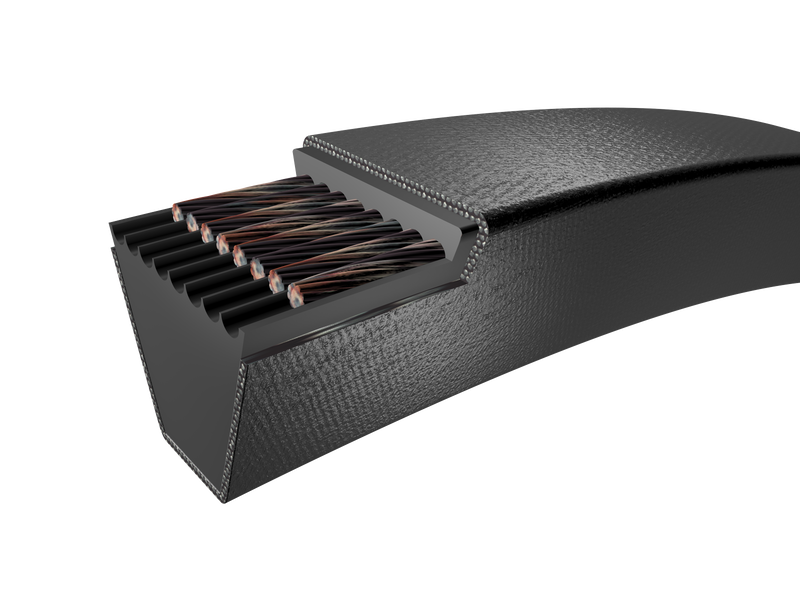 PHG 8V2650<br>Wrapped narrow wedge belt