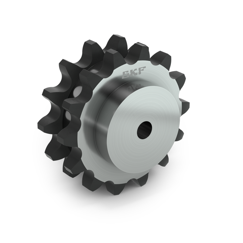 PHS 80-2BH17<br>Duplex sprocket with single hub and rough stock bore, ANSI