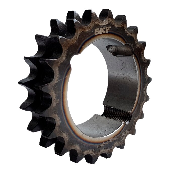 PHS 12B-2TB27<br>Duplex taper bushed sprocket with single hub, European standards (EN)