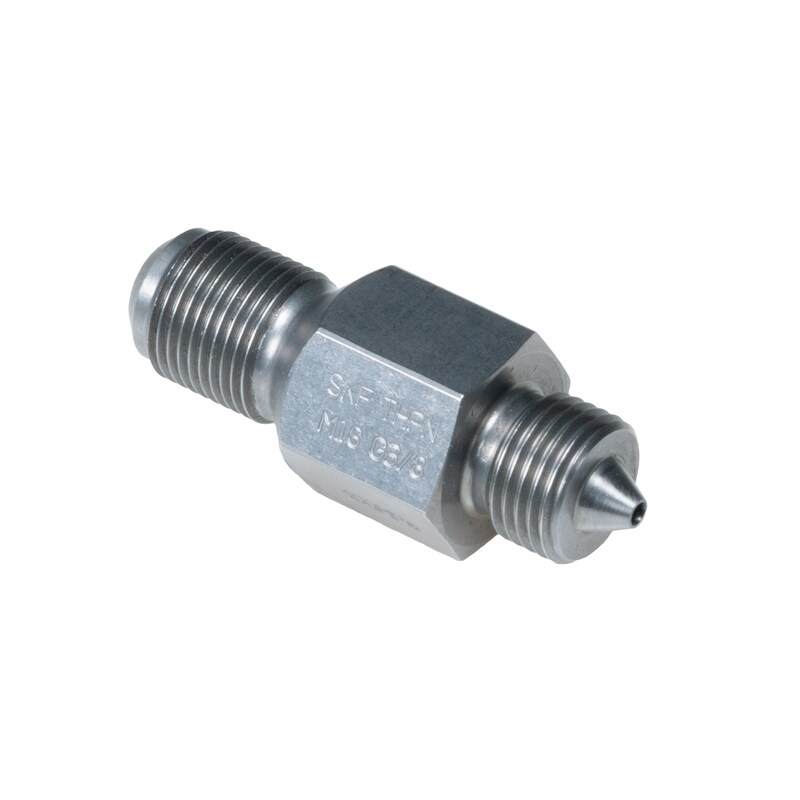 THPN M16G3/8<br>Nipple M16x1.5 cone male, G3/8 male, 400 MPa