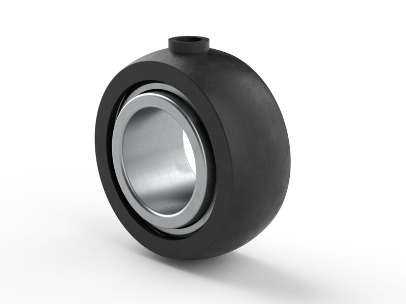 PER.GW209RPPB22-BR<br>Insert bearing with pre-fitted rubber seating ring