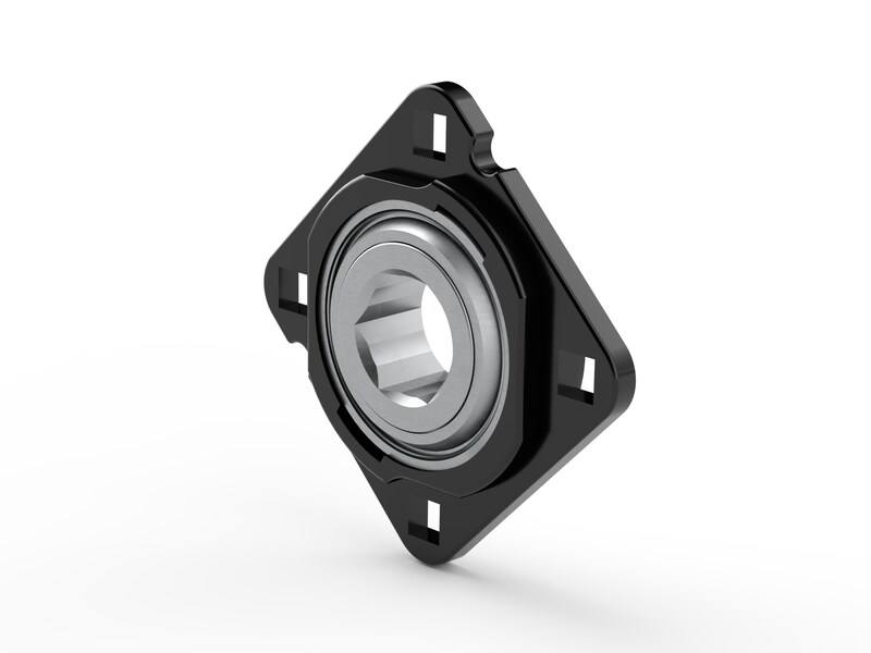 PER.210HRRB52-F4X<br>Flanged ball bearing unit with composite or cast metal housing
