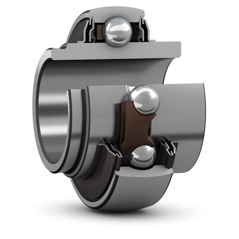 YEL 211-200-2FU/VT357<br>Insert bearing with an eccentric locking collar and extended inner ring