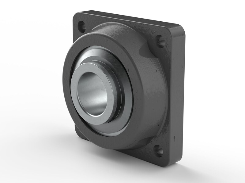 PER.W308RRPB52-F-A<br>Flanged ball bearing unit with composite or cast metal housing