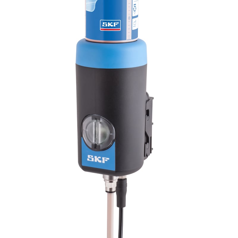 TLMR 201<br>Electro-mechanical single point automatic lubricator, 12-24V DC powered