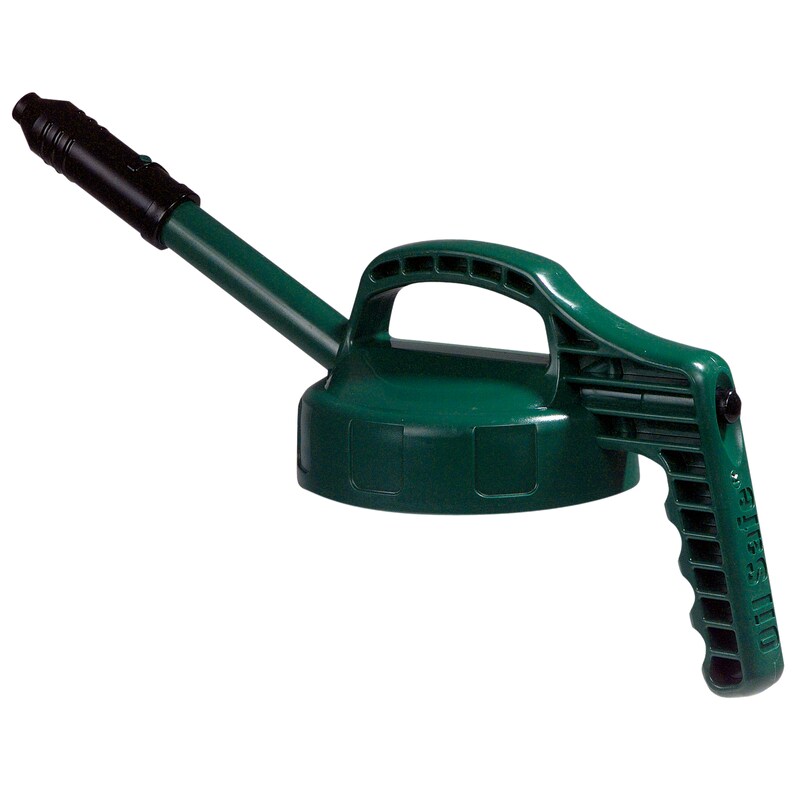 LAOS 09811<br>Stretch spout lid for oil handling container, dark green