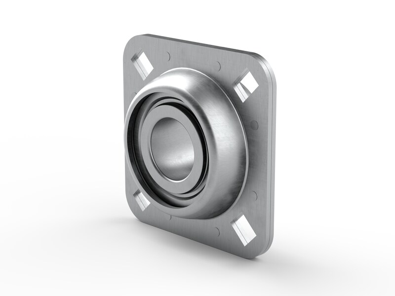 PER.FD209RSSB53<br>Flanged ball bearing unit with pressed steel housing