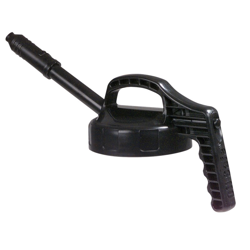 LAOS 09804<br>Stretch spout lid for oil handling container, black
