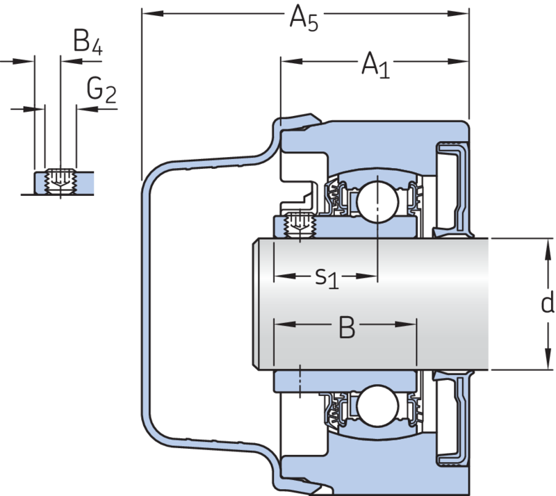 P2BSS 35M-CPSS-DFH RODAMIENTO - Imagen 2