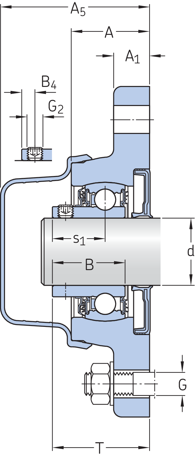 F2BSS 20M-CPSS-DFH RODAMIENTO - Imagen 2