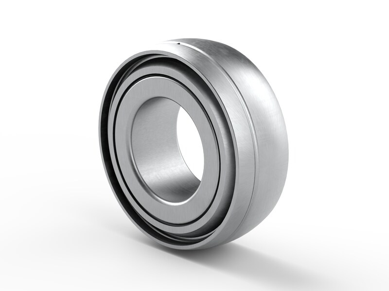 PER.G211RPPB10<br>Special ball bearing with round bore and high contamination resistant 3-lip seals