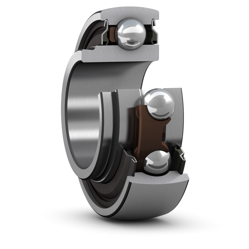 YET 208-108 WU<br>Insert bearing with an eccentric locking collar and narrow inner ring