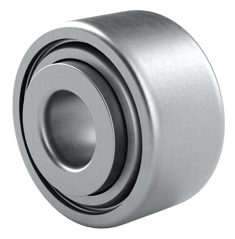 PER.W5204RRY62<br>Special double row angular contact ball bearing with round bore, cylindrical outer surface and high contamination resistant seals