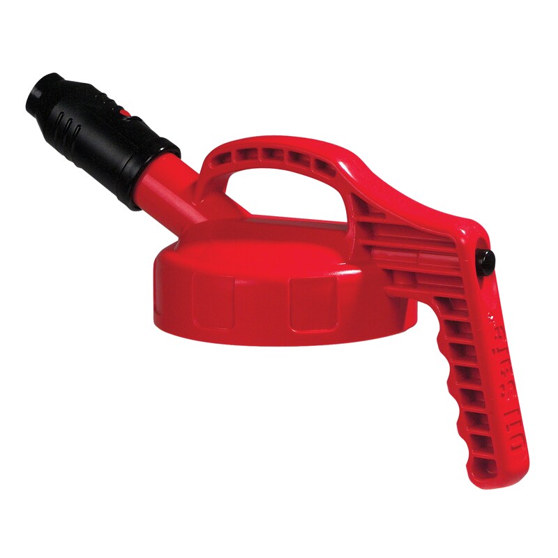 LAOS 09774<br>Stumpy spout lid for oil handling container, red