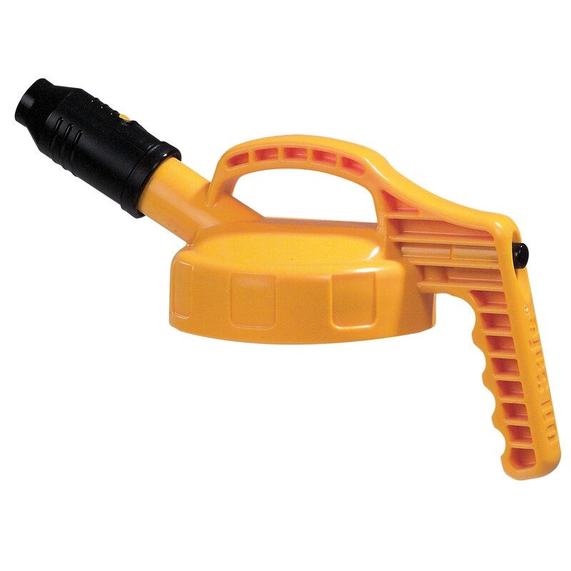 LAOS 64936<br>Stumpy spout lid for oil handling container, yellow