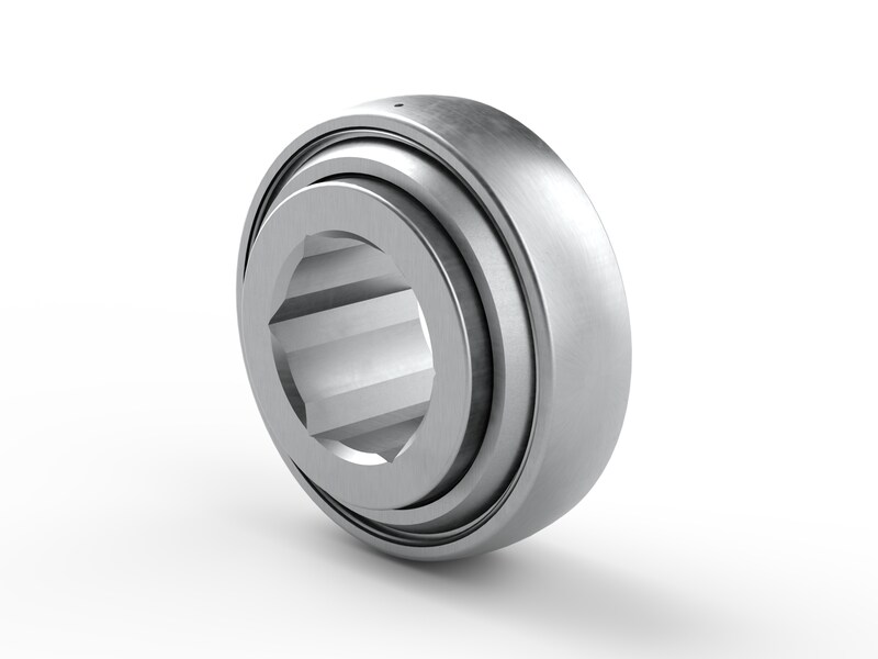 PER.GW211HPPB51<br>Special ball bearing with hexagonal bore, spherical outer surface and high contamination resistant seals