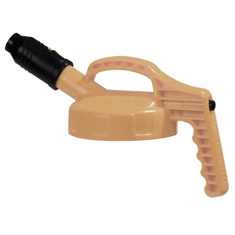 LAOS 09705<br>Stumpy spout lid for oil handling container, tan