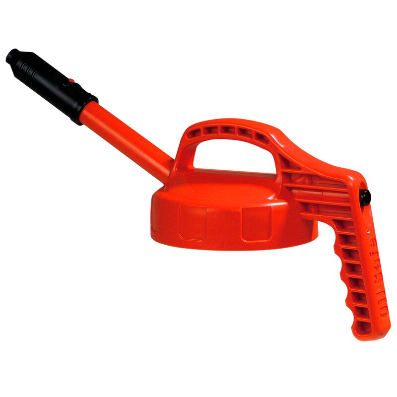LAOS 09798<br>Stretch spout lid for oil handling container, orange