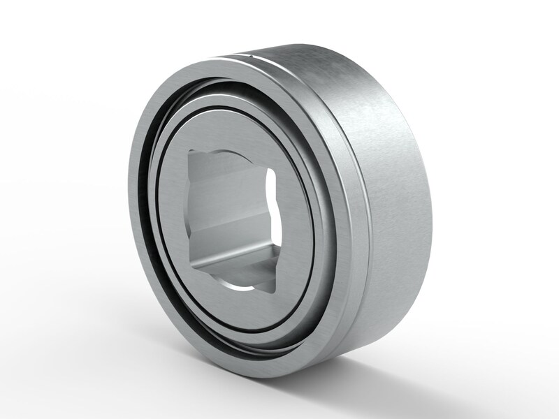 PER.GW210SPP4<br>Special ball bearing with square bore, cylindrical outer surface and high contamination resistant 3-lip seals