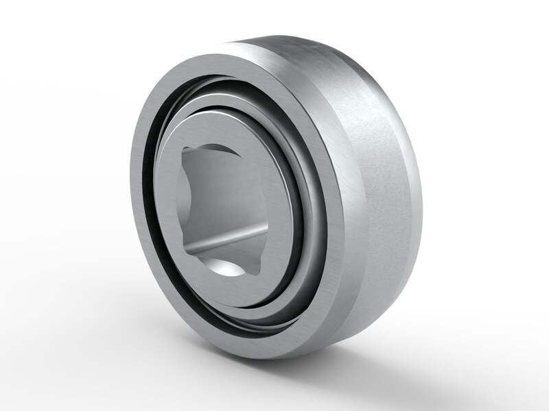 PER.W208SPPB11<br>Special ball bearing with square bore, cylindrical outer surface and high contamination resistant 3-lip seals