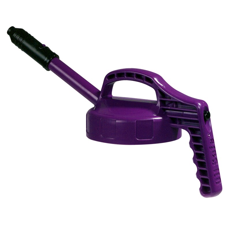 LAOS 09392<br>Stretch spout lid for oil handling container, purple