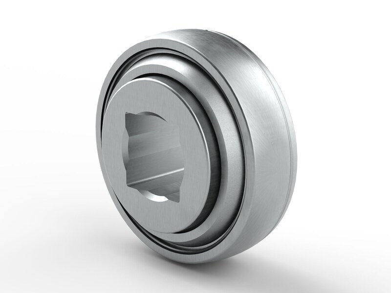 PER.GW211RPPB8<br>Special ball bearing with round bore and high contamination resistant 3-lip seals