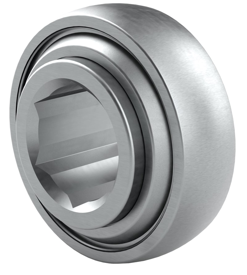 PER.G207HPPB2<br>Special ball bearing with hexagonal bore, spherical outer surface and high contamination resistant seals