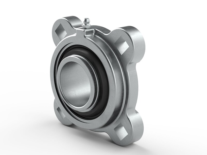 PER.HCF4X209-28AN-A<br>Flanged ball bearing unit with composite or cast metal housing