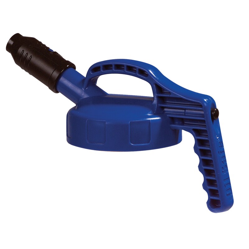 LAOS 09767<br>Stumpy spout lid for oil handling container, blue