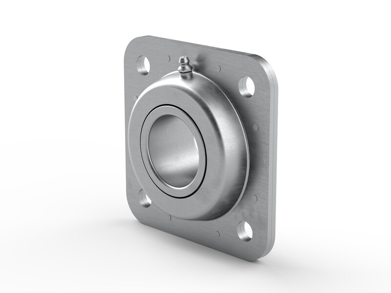 PER.GFD209RPPB58<br>Flanged ball bearing unit with pressed steel housing