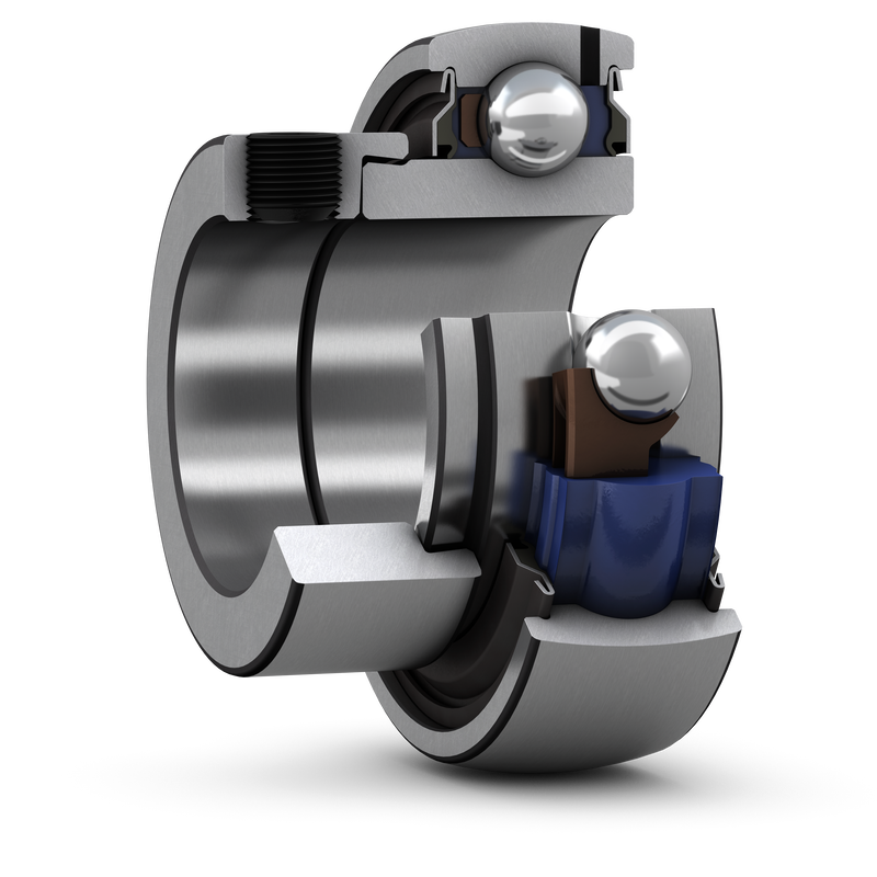 YET 211/W64<br>Insert bearing with an eccentric locking collar and narrow inner ring